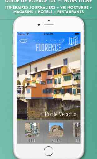 Florence Guide de Voyage avec Cartes Offline 1