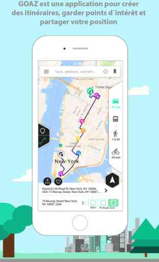 GOAZ: Social App pour trouver  votre position GPS 1
