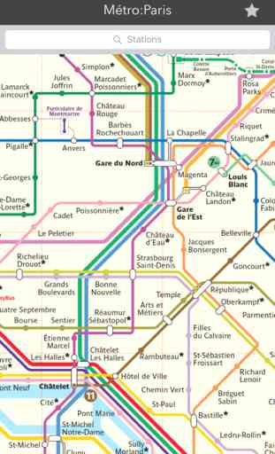Métro:Paris - Plan du métro de Paris et horaire de train disponible hors ligne 2