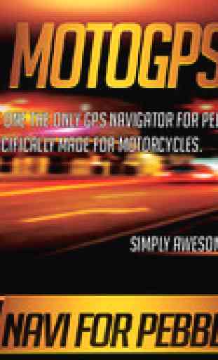 Moto GPS-Motocyclette de navigation GPS, Indicateur de vitesse, et de limitation de vitesse Alerte pour Pebble Smartwatch 1