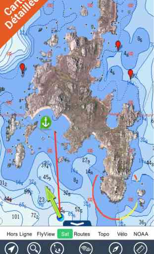 Corse GPS cartes nautiques pour la navigation 1