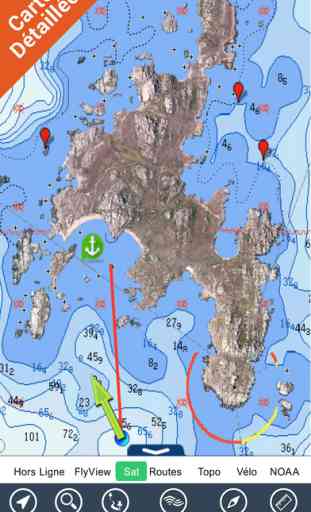 Corse GPS HD cartes nautiques pour la navigation 1