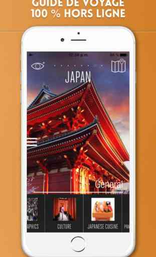 Japon Guide de Voyage avec Cartes Offline 1