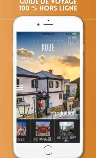 Kobe Guide de Voyage avec Cartes Offline 1