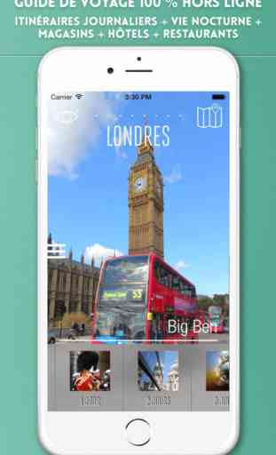 Londres Guide de Voyage avec Carte Touristique 1
