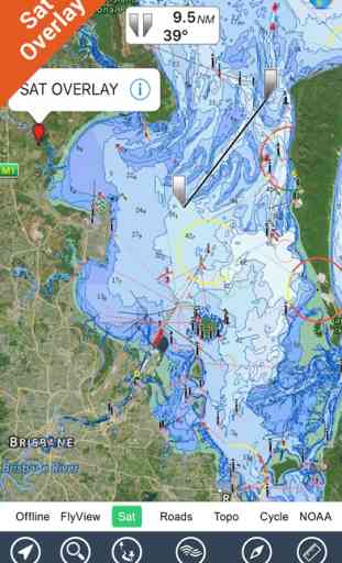 Marine: Brisbane HD - GPS Map Navigator 1