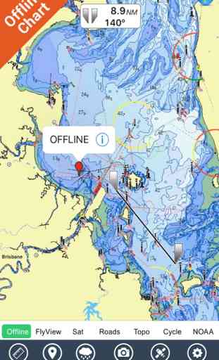 Marine: Brisbane HD - GPS Map Navigator 3