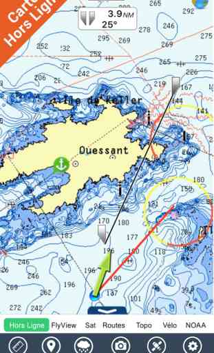 Marine: France Ouest - GPS Map Navigator 3