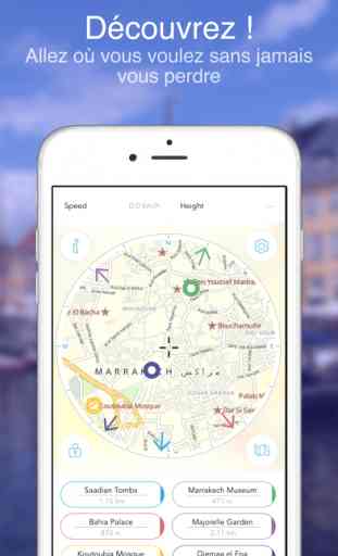 Marrakech Carte hors connexion : Maps in motion 1