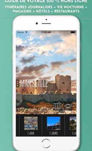 Marseille Guide de Voyage avec Cartes Offline 1