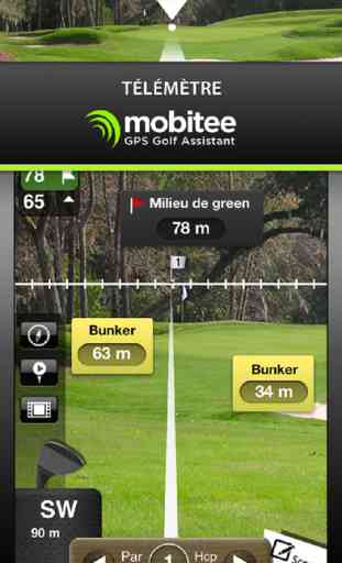 Mobitee Golf GPS Télémètre 2