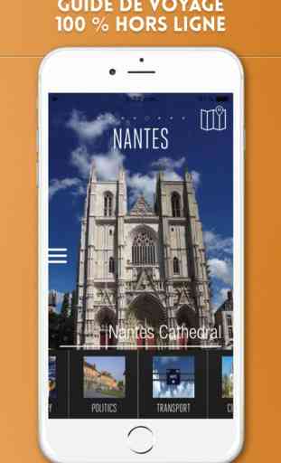 Nantes Guide de Voyage avec Carte Offline 1