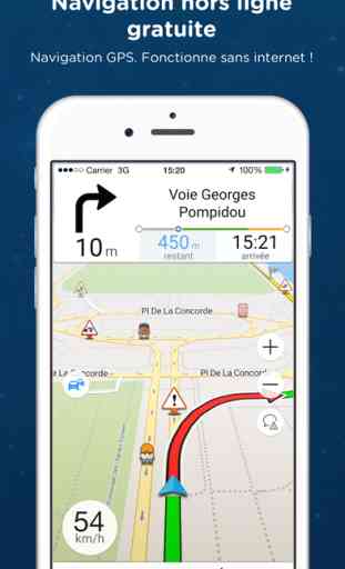 Navmii GPS Allemagne: Navigation, cartes et trafic (Navfree GPS) 1