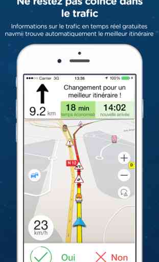 Navmii GPS Benelux: Navigation, cartes et trafic (Navfree GPS) 2