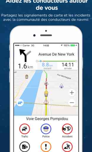 Navmii GPS Europe orientale: Navigation, cartes et trafic (Navfree GPS) 3