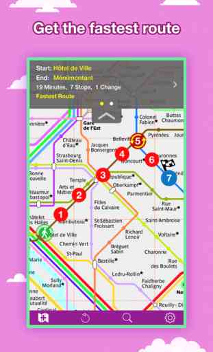 Carte des transports de Paris 2