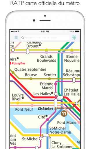 Paris Métro Carte - Planificateur d'itinéraire 1