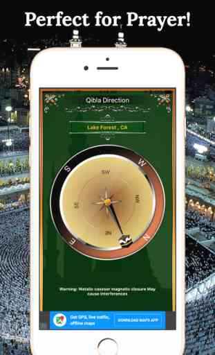 Qibla-Makkah Trouver Direction 2