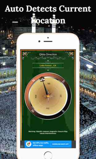 Qibla-Makkah Trouver Direction 4
