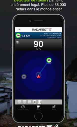 RADARBOT GRATUIT: Avertisseur de Radars France 3