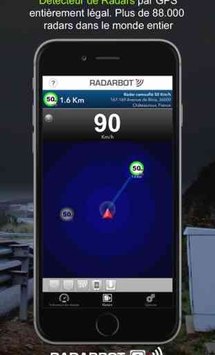 RADARBOT PRO: Avertisseur de Radars France 3