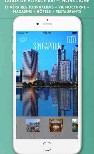 Singapour Guide de Voyage avec Cartes Offline 1