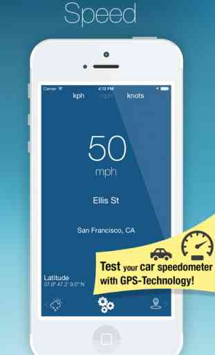 SpeedMeter - GPS Compteur de vitesse et une application météo 1