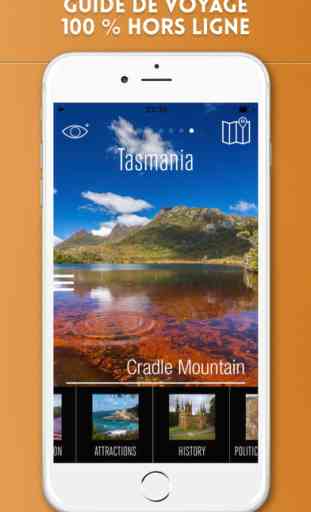 Tasmanie Guide de Voyage avec Carte Offline 1
