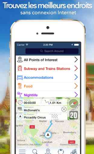 Thaïlande Carte Offline + Guide Ville Navigateur, Attractions et Transports 2