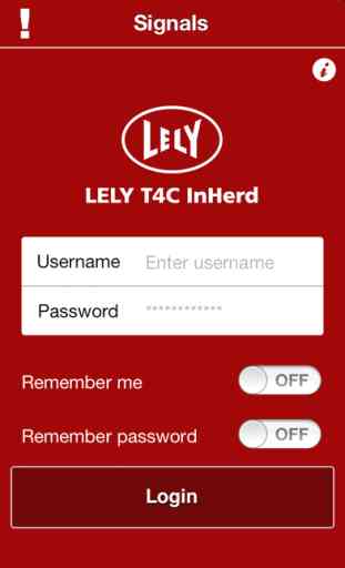 Lely T4C InHerd - Signals 1