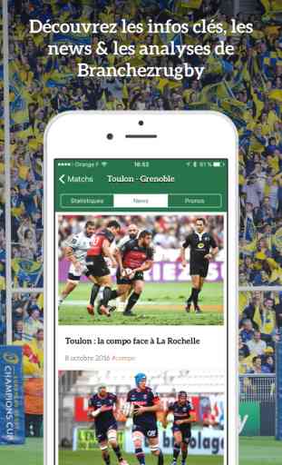 Branchez Rugby - Stats & News 1