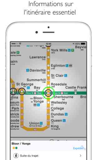 Toronto Subway - Carte et planificateur d'itinérai 2