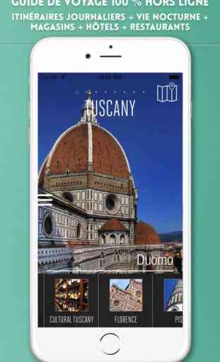 Toscane Guide de Voyage avec Cartes Offline 1