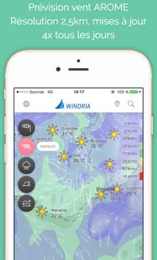 Windria - France (AROME prévisions météo marine) 1