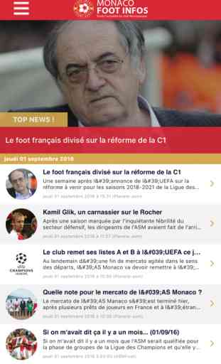 Monaco Foot Infos : toute l'actualité du club Monégasque - AS Monaco édition 1