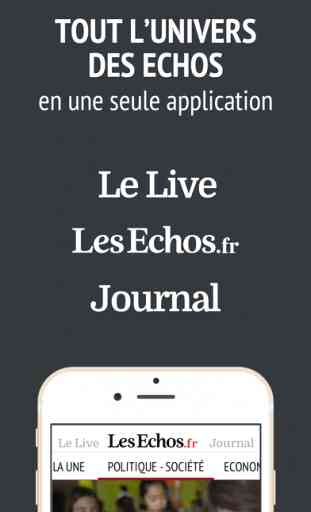 Journal Les Echos 1