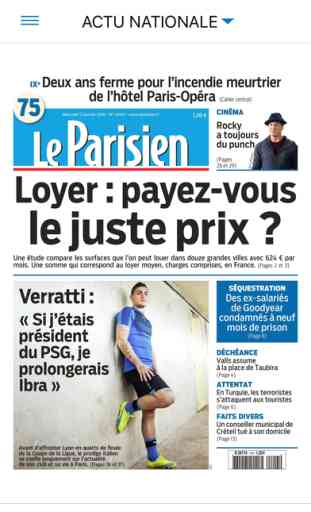 Le journal Le Parisien 1