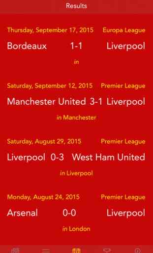 Team news for Liverpool — Les actualités, résultats, rencontres et statistiques de votre équipe préférée ! 2