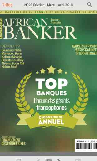 African Banker, magazine de la finance africaine 1