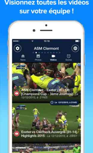 Rugby Addict : l’app 100% rugby 2