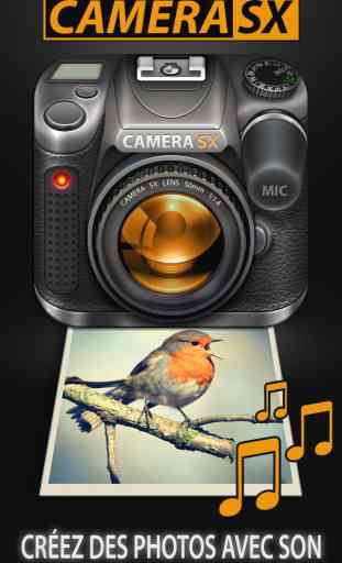 Camera SX : photo avec son 1