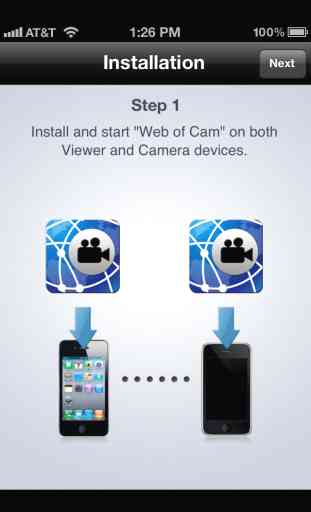 Caméra Wi-Fi gratuit (Web of Cam) 1