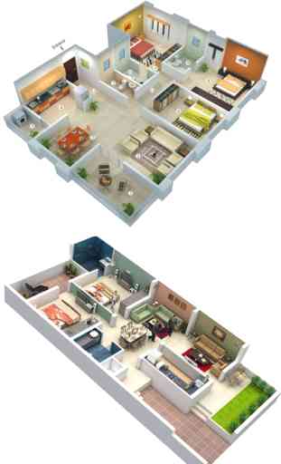 Home Designs - Intérieur 3D 1