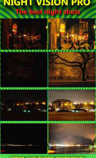 Nuit caméra de vision - vrai! HDR - voir dans l'obscurité (NightVision réel en mode de faible luminosité) lunettes vertes jumelles avec zoom (vidéo, photo) et le dossier secret de pro 1