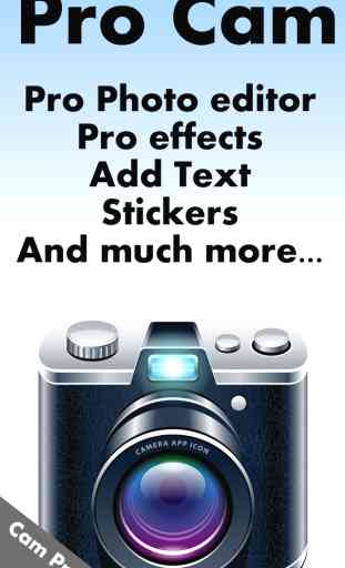 Pro cam - Photo Editor et WoWfx effets de caméra + art rapide: Touchez votre image régulière de génial album photos avec Live ultime studio FxCamera & filtres fx magiques de luxe 1