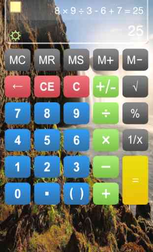 Calculatrice HD % gratuit - App Calculater base Pro Formula Display & Notable bande de papier pour l'iPad , iPhone et iPod 3