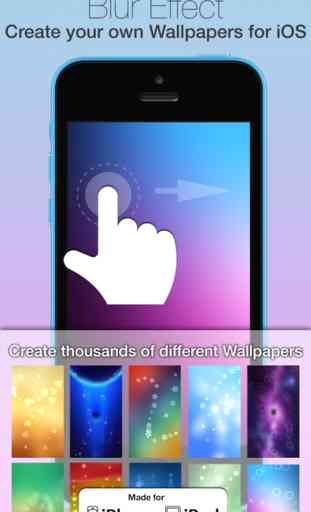 Fonds d'écran Blur pour iOS 7 e iOS 8 - Concevez votre Wallpaper Blur 1