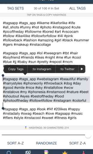 Tags App - Hashtags pour Instagram 2