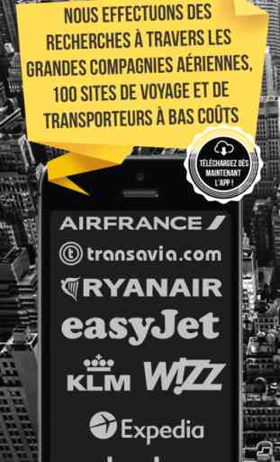 Vols pas chers app. Comparez des billets d’avion – Air France, Easyjet, Ryanair, Transavia, KLM y expedia. Rechercher et réserver des vols à bas prix 3