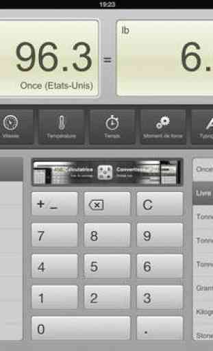 Convertisseur d'unités métriques et de devises pour iPad Gratuit 4